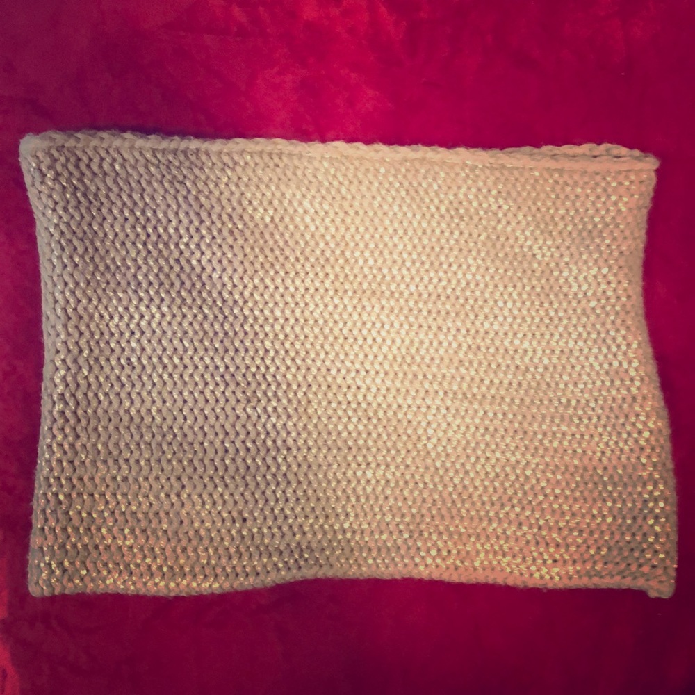 Gold/Camel infinity scarf